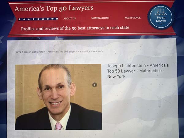 50 best attorneys award