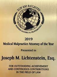 best malpractice attorney of the year award 2019