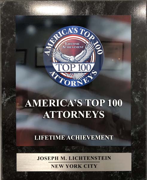 top 100 attorneys award